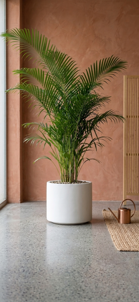Modern White Cylindrical Drum Planter