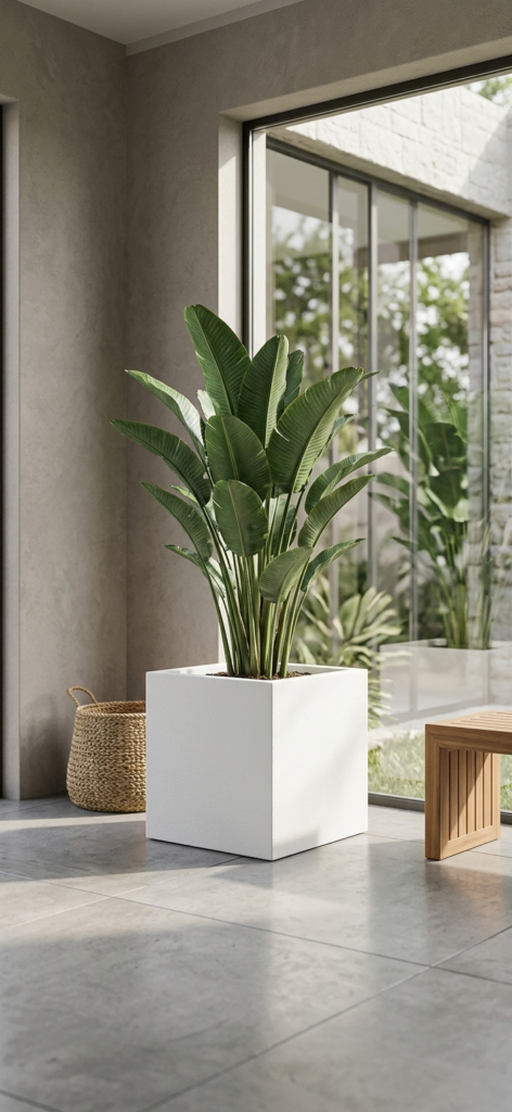 Verde Cube Statement Planter